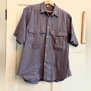 Vintage Giorgio Armani men’s short sleeve button down shirt